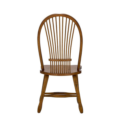 Liberty Furniture - Treasures Sheaf Back Side Chair - Oak in Rustic Oak - 17-C1032 veiw 8