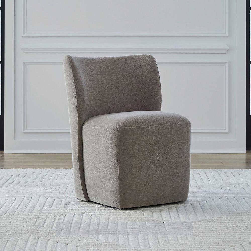 Liberty Furniture - Accent Dining Truffle Accent Dining Chairs - Set of 4  in Ivory, Sapphire, Truffle, & Wicker Fabric - 728-ADCH-TR4PK veiw 1