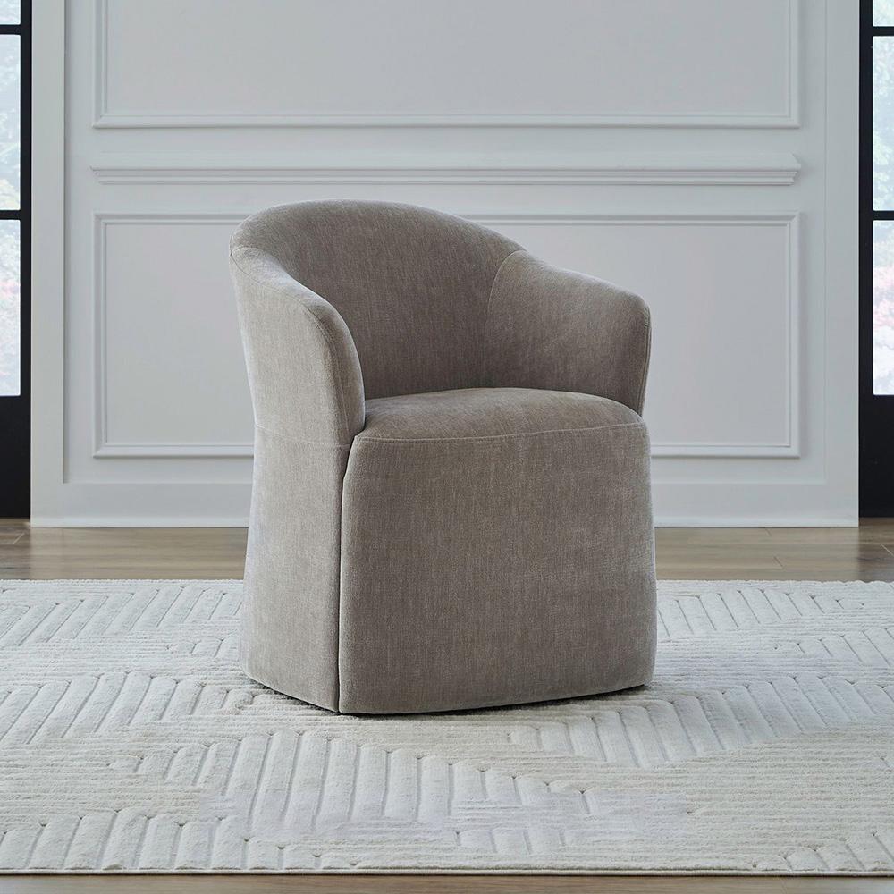 Liberty Furniture - Accent Dining Truffle Accent Dining Chairs - Set of 4  in Ivory, Sapphire, Truffle, & Wicker Fabric - 731-ADCH-TR4PK veiw 1