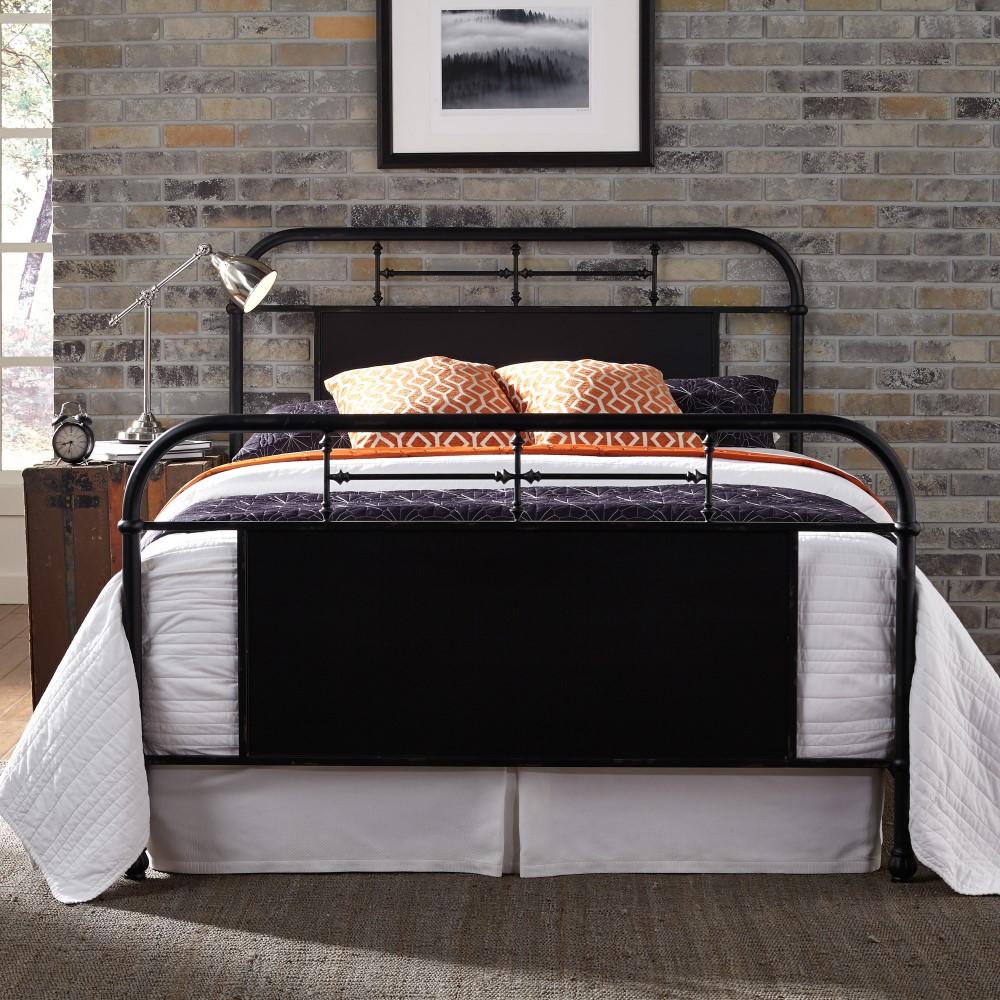 Liberty Furniture - Vintage Series King Metal Bed - Black - 179-BR15HFR-B veiw 1