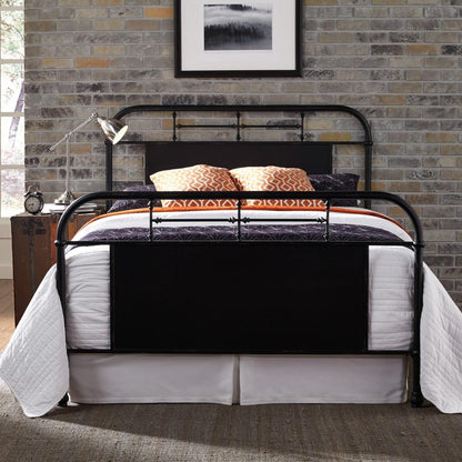 Liberty Furniture - Vintage Series King Metal Bed - Black - 179-BR15HFR-B veiw 1