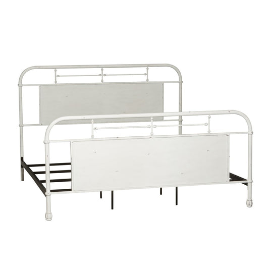 Liberty Furniture - Vintage Series Queen Metal Bed - Antique White - 179-BR13HFR-AW veiw 2