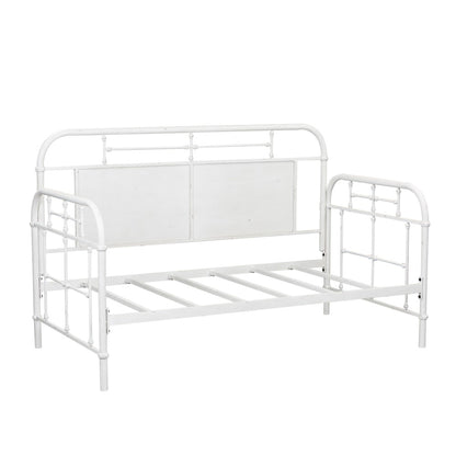 Liberty Furniture - Vintage Series Twin Metal Day Bed - Antique White - 179-BR11TB-AW veiw 2