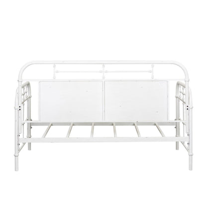 Liberty Furniture - Vintage Series Twin Metal Day Bed - Antique White - 179-BR11TB-AW veiw 4