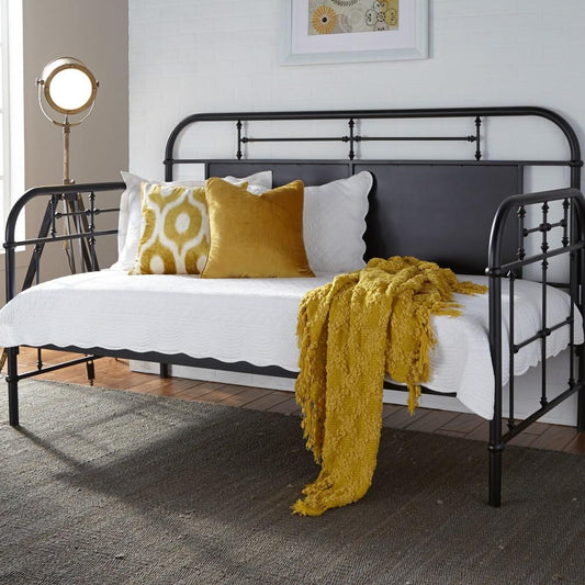 Liberty Furniture - Vintage Series Twin Metal Day Bed - Black - 179-BR11TB-B veiw 1