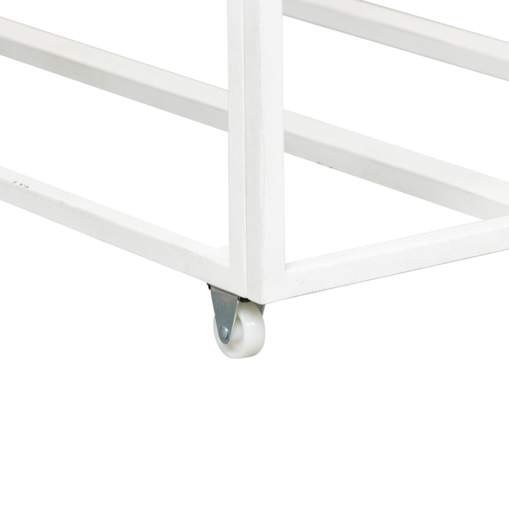 Liberty Furniture - Vintage Series Twin Metal Trundle - Antique White - 179-BR11T-AW veiw 6