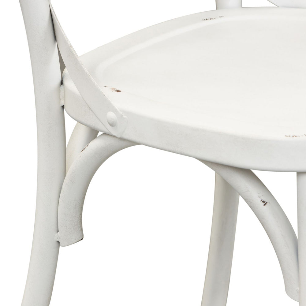 Liberty Furniture - Vintage Series X Back Counter Chair - Antique White-Set of 2 - 179-B300524-AW-2PK view 3