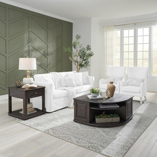 Liberty Furniture - Wallace 3 Piece Set  in Aged Oak - 424C-OT-3PCS veiw 1