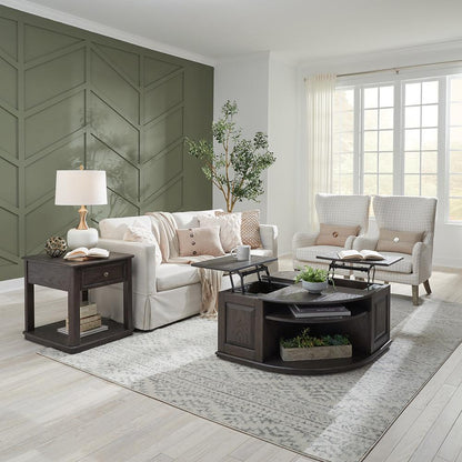 Liberty Furniture - Wallace 3 Piece Set  in Aged Oak - 424C-OT-3PCS veiw 2