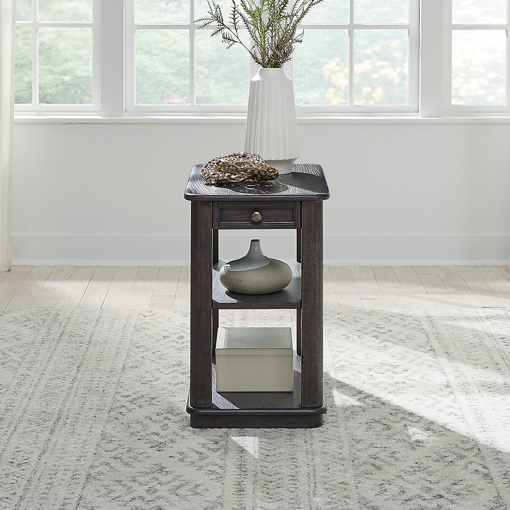 Liberty Furniture - Wallace Chair Side Table in Aged Oak - 424C-OT1021 veiw 1