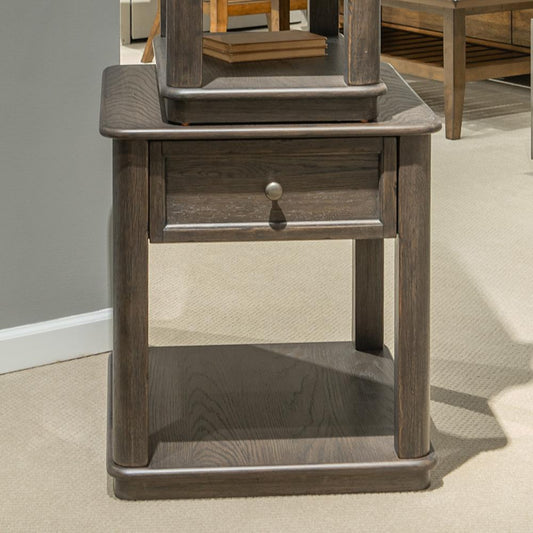 Liberty Furniture - Wallace End Table in Aged Oak - 424C-OT1020 veiw 1