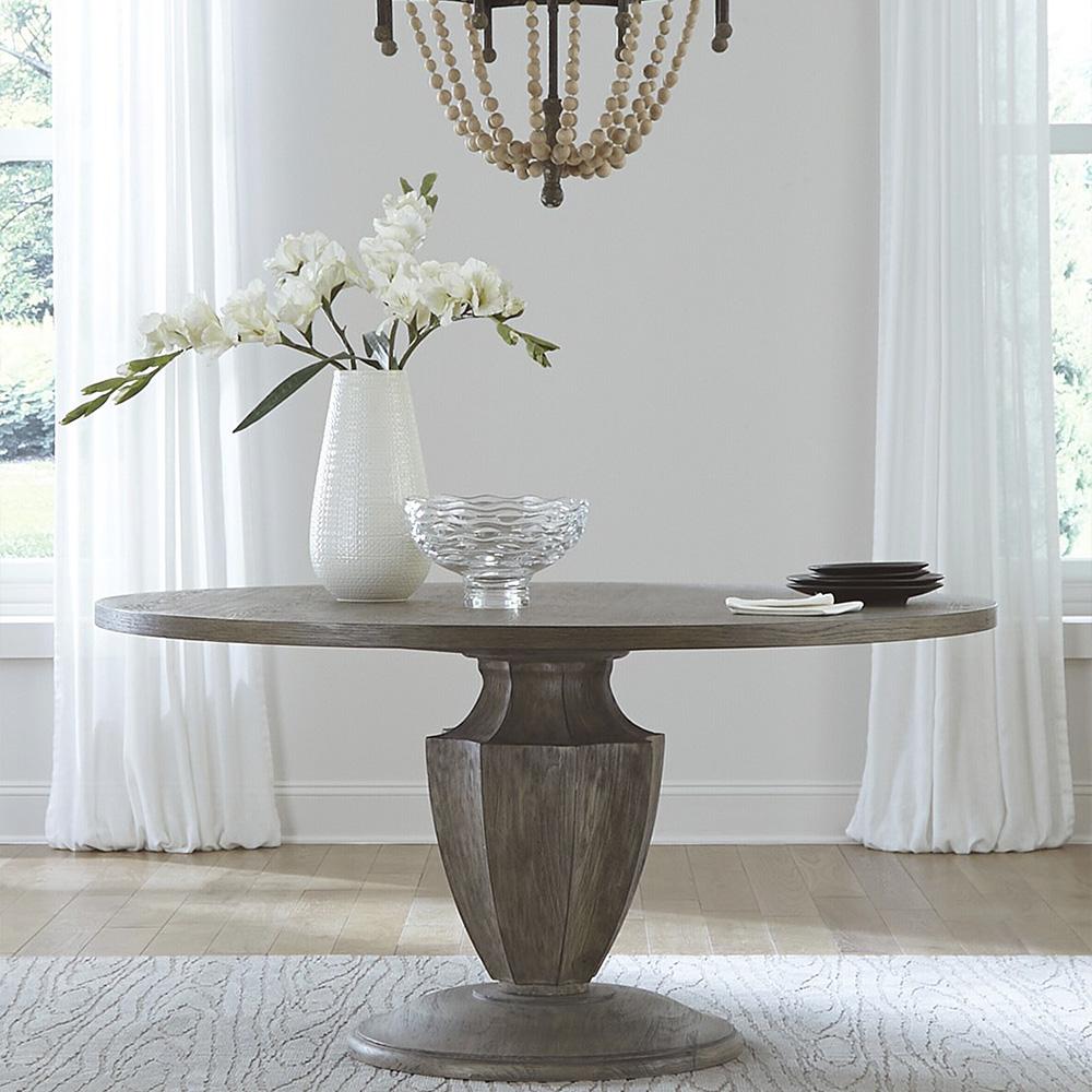 Liberty Furniture - Westfield Round Pedestal Table in Havana Brown - 944-CD-PED veiw 2