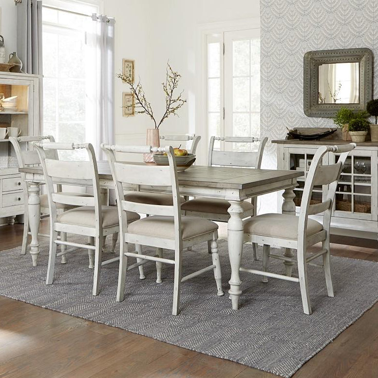Liberty Furniture - Whitney 7 Piece Rectangular Table Set - 661W-CD-7RLS veiw 1