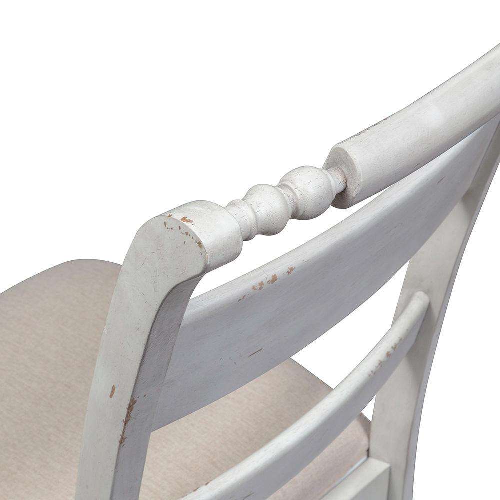 Liberty Furniture - Whitney Slat Back Side Chair  in Antique Linen w/ Weathered Gray - 661W-C1501S veiw 8