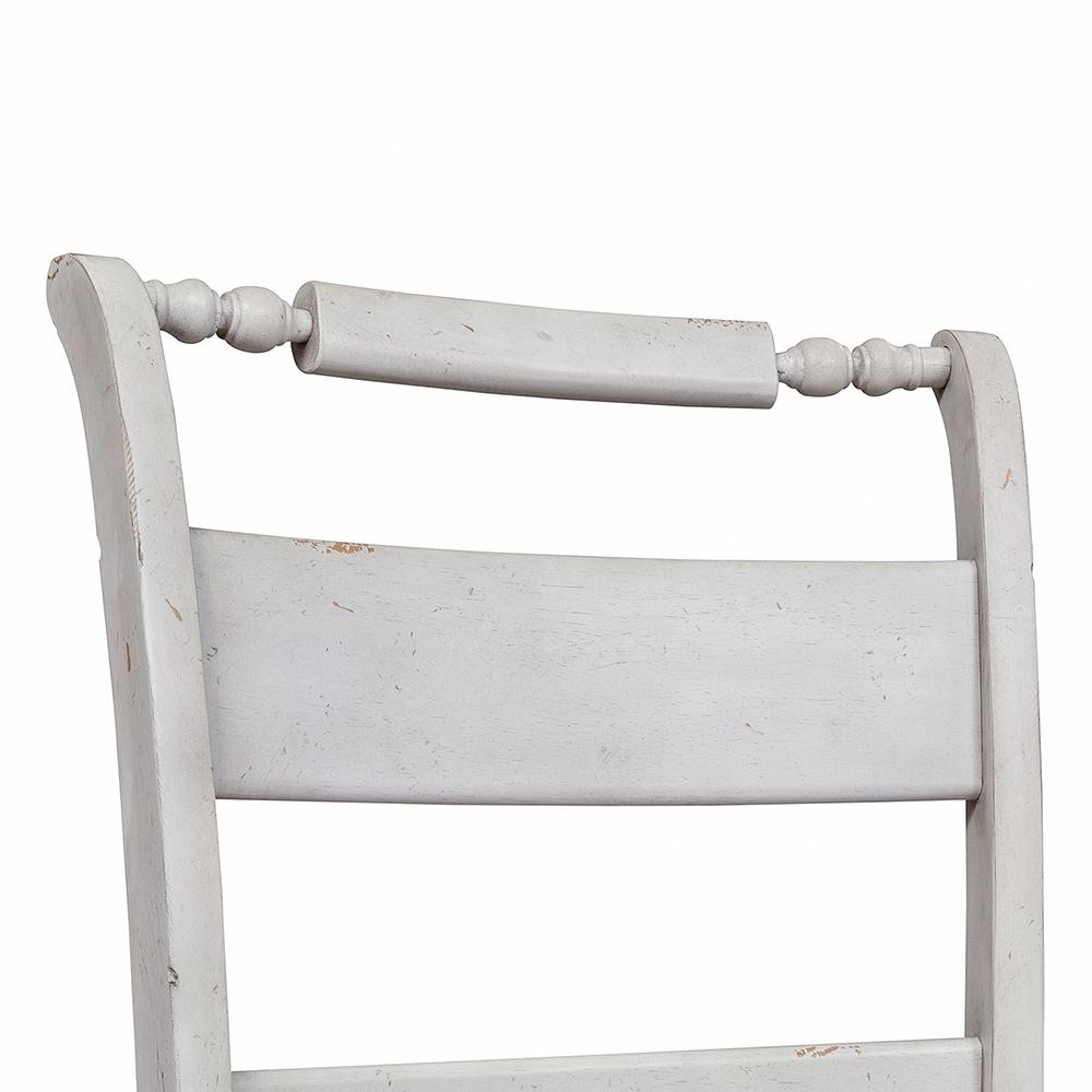 Liberty Furniture - Whitney Slat Back Side Chair  in Antique Linen w/ Weathered Gray - 661W-C1501S veiw 9