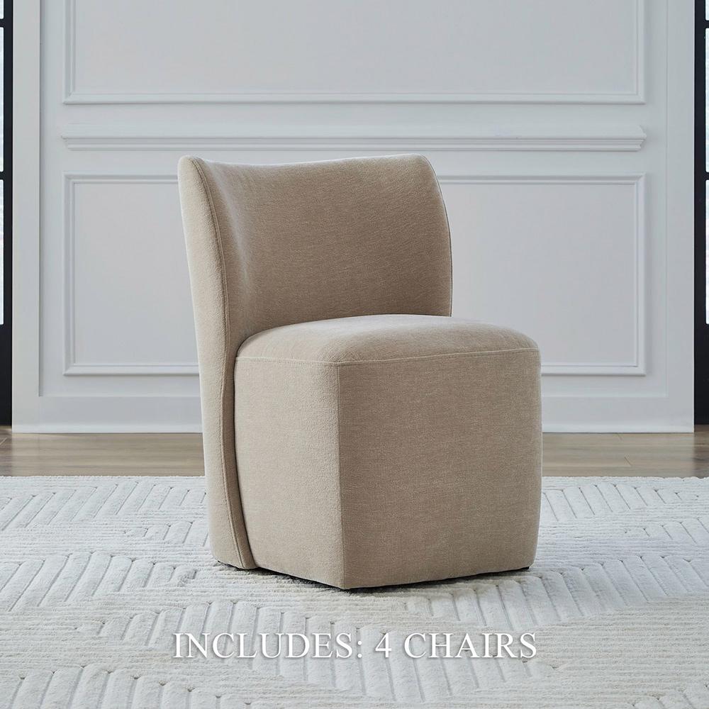 Liberty Furniture - Accent Dining Wicker Accent Dining Chairs - Set of 4  in Ivory, Sapphire, Truffle, & Wicker Fabric - 728-ADCH-WK4PK veiw 1