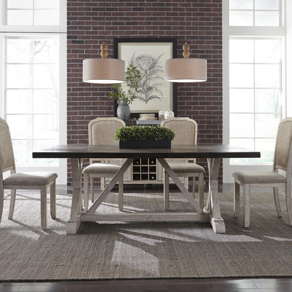 Liberty Furniture - Willowrun Trestle Table - 619-T3878 veiw 4