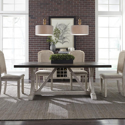 Liberty Furniture - Willowrun Trestle Table - 619-T3878 veiw 4