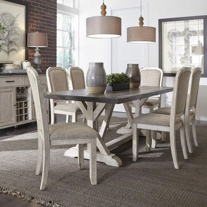 Liberty Furniture - Willowrun Trestle Table - 619-T3878 veiw 8