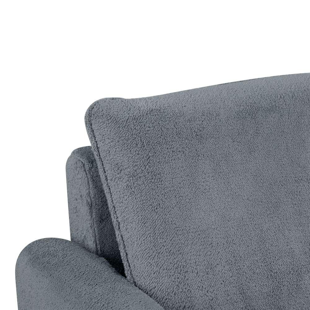 Lifestyle Solutions - Charlotte Swivel Accent Chair, Charcoal - 171A005LTG veiw 8