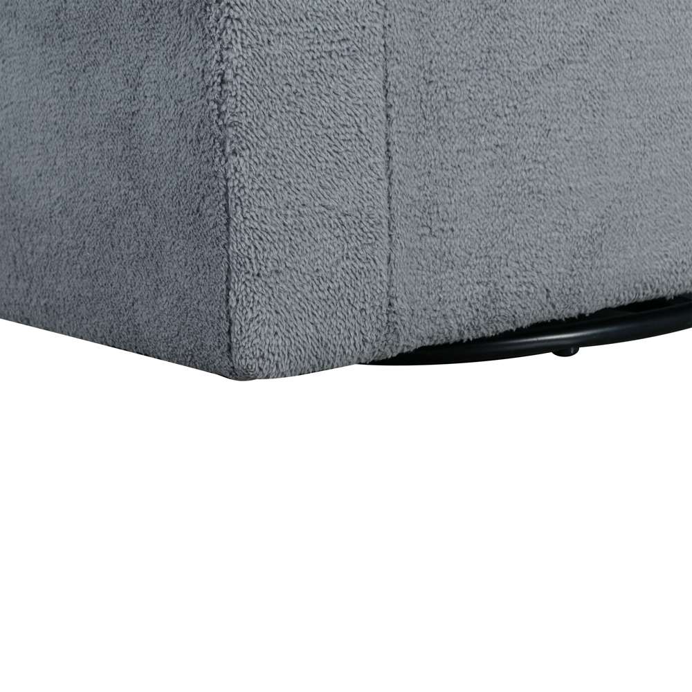 Lifestyle Solutions - Charlotte Swivel Accent Chair, Charcoal - 171A005LTG veiw 9