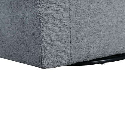 Lifestyle Solutions - Charlotte Swivel Accent Chair, Charcoal - 171A005LTG veiw 9