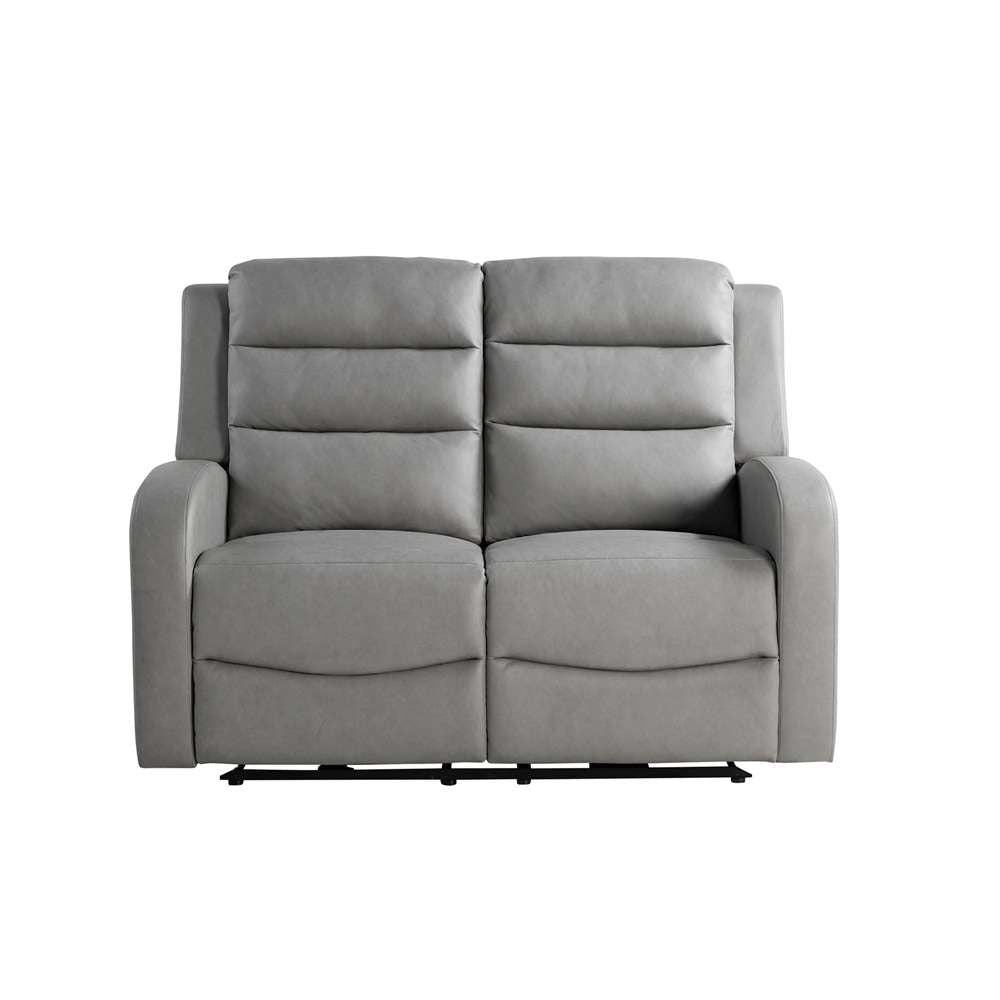 Lifestyle Solutions - Relax A Lounger Anton Power Reclining Loveseat with USB Port, Grey - 212A022GRY veiw 1