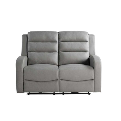 Lifestyle Solutions - Relax A Lounger Anton Power Reclining Loveseat with USB Port, Grey - 212A022GRY veiw 1