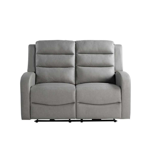 Lifestyle Solutions - Relax A Lounger Anton Power Reclining Loveseat with USB Port, Grey - 212A022GRY veiw 1