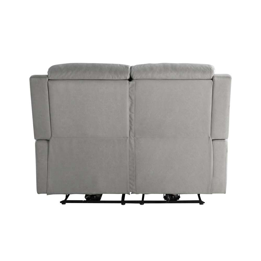 Lifestyle Solutions - Relax A Lounger Anton Power Reclining Loveseat with USB Port, Grey - 212A022GRY veiw 3