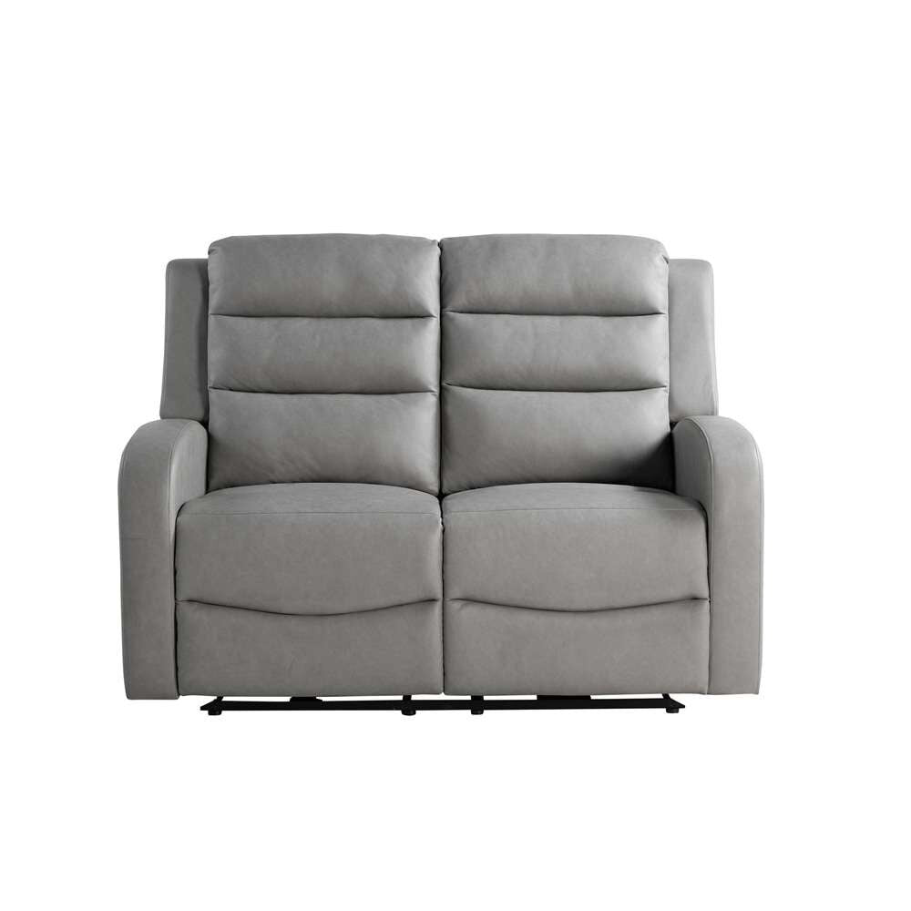 Lifestyle Solutions - Relax A Lounger Anton Power Reclining Loveseat with USB Port, Grey - 212A022GRY veiw 6