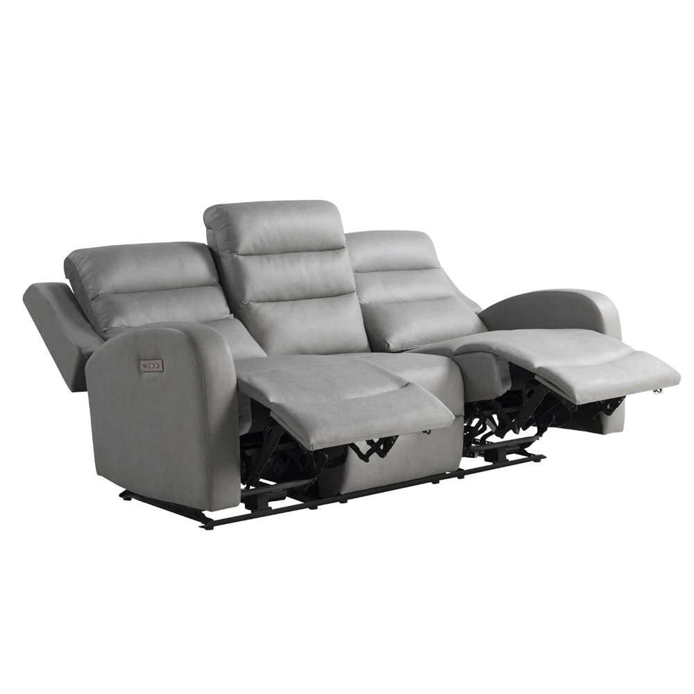 Lifestyle Solutions - Relax A Lounger Anton Power Reclining Sofa with USB Port, Grey - 213A022GRY veiw 2