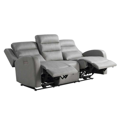 Lifestyle Solutions - Relax A Lounger Anton Power Reclining Sofa with USB Port, Grey - 213A022GRY veiw 2