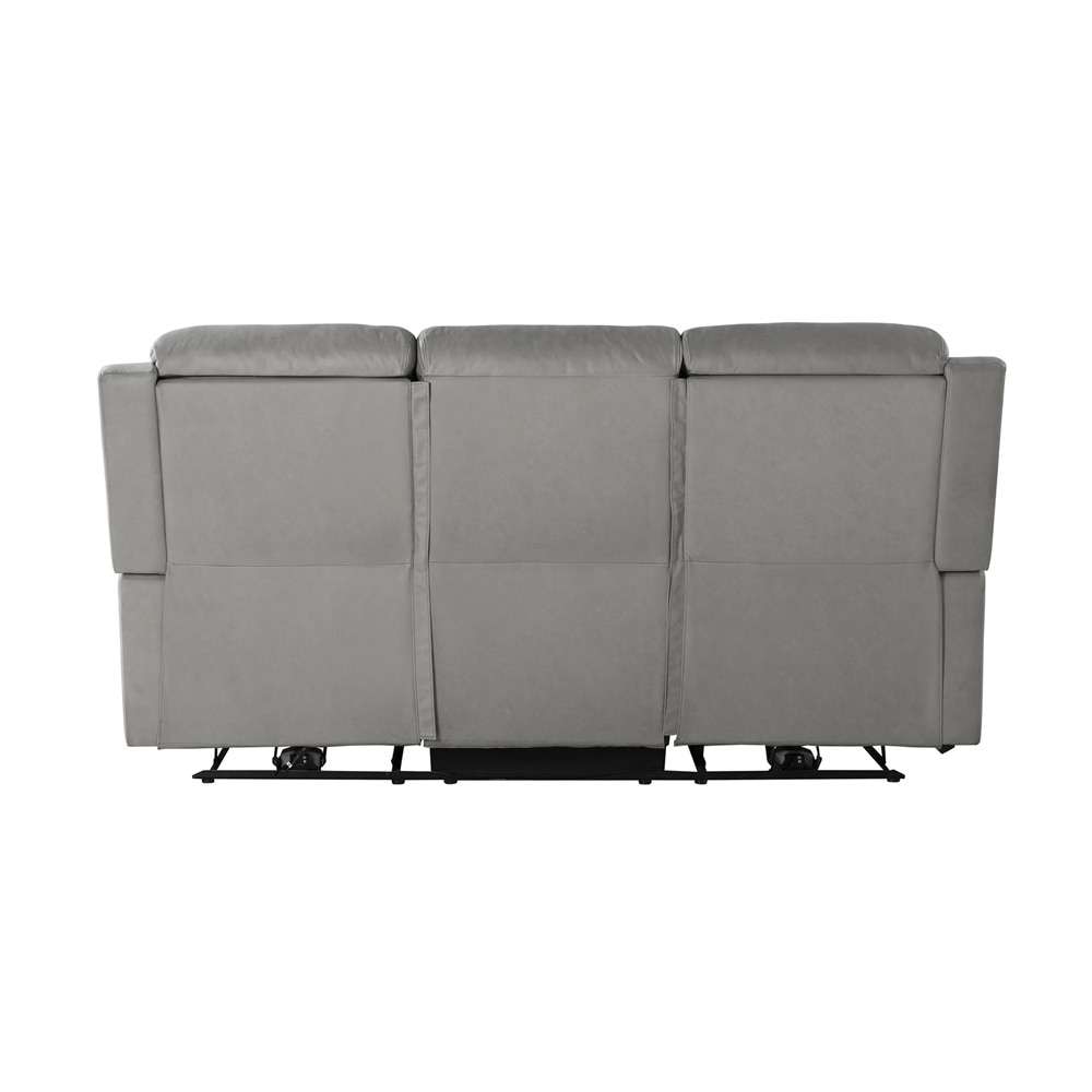 Lifestyle Solutions - Relax A Lounger Anton Power Reclining Sofa with USB Port, Grey - 213A022GRY veiw 3