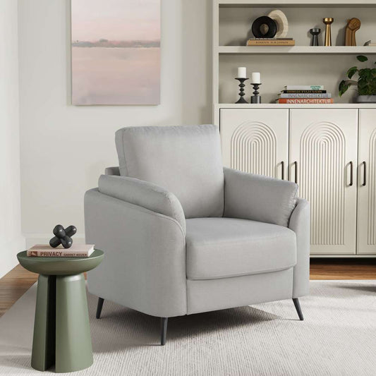 Lifestyle Solutions - Studio Living Bedford Accent Chair, Smoke - 131A022LTG veiw 2