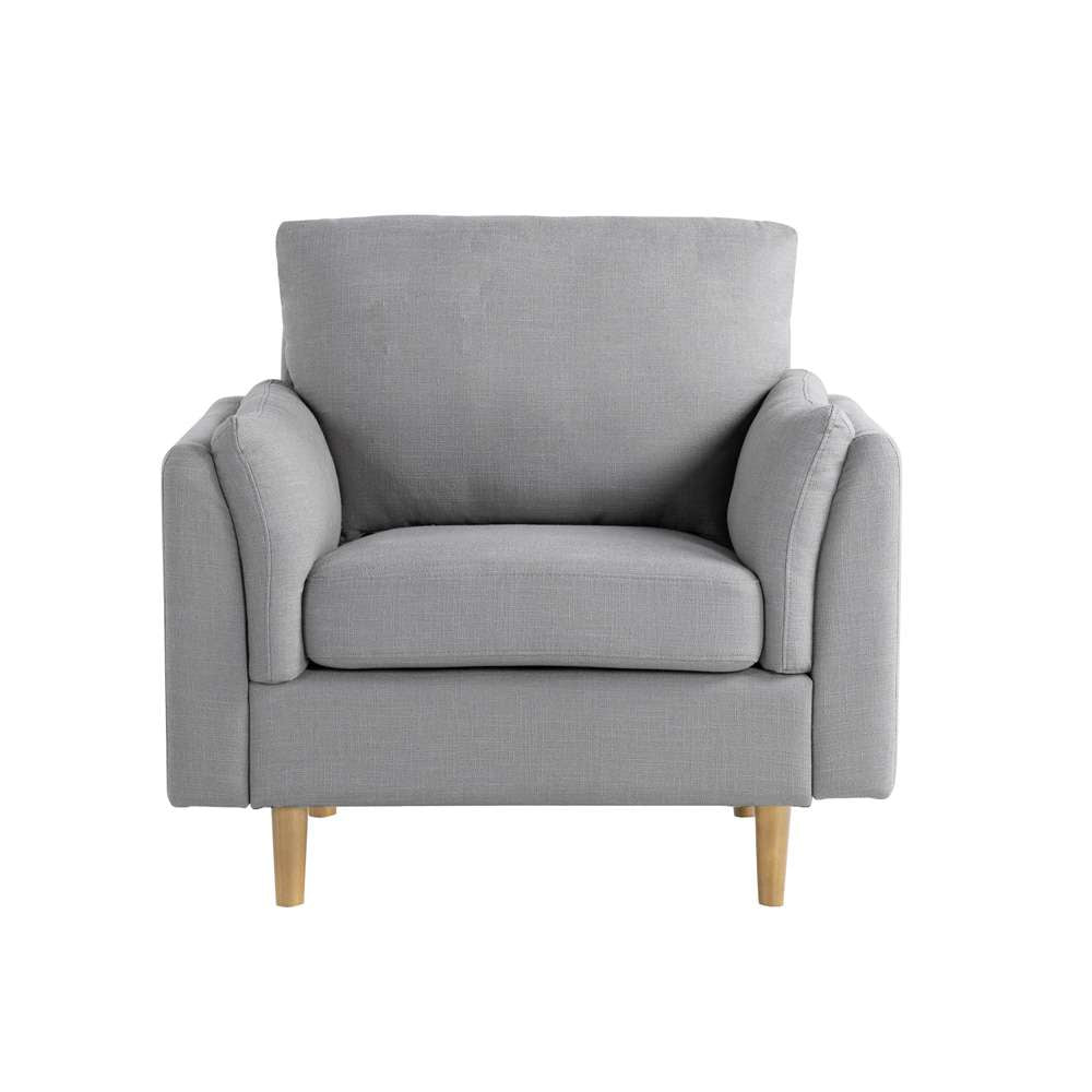 Lifestyle Solutions - Studio Living Straff Accent Chair, Light Gray - 131A015LTG view 1