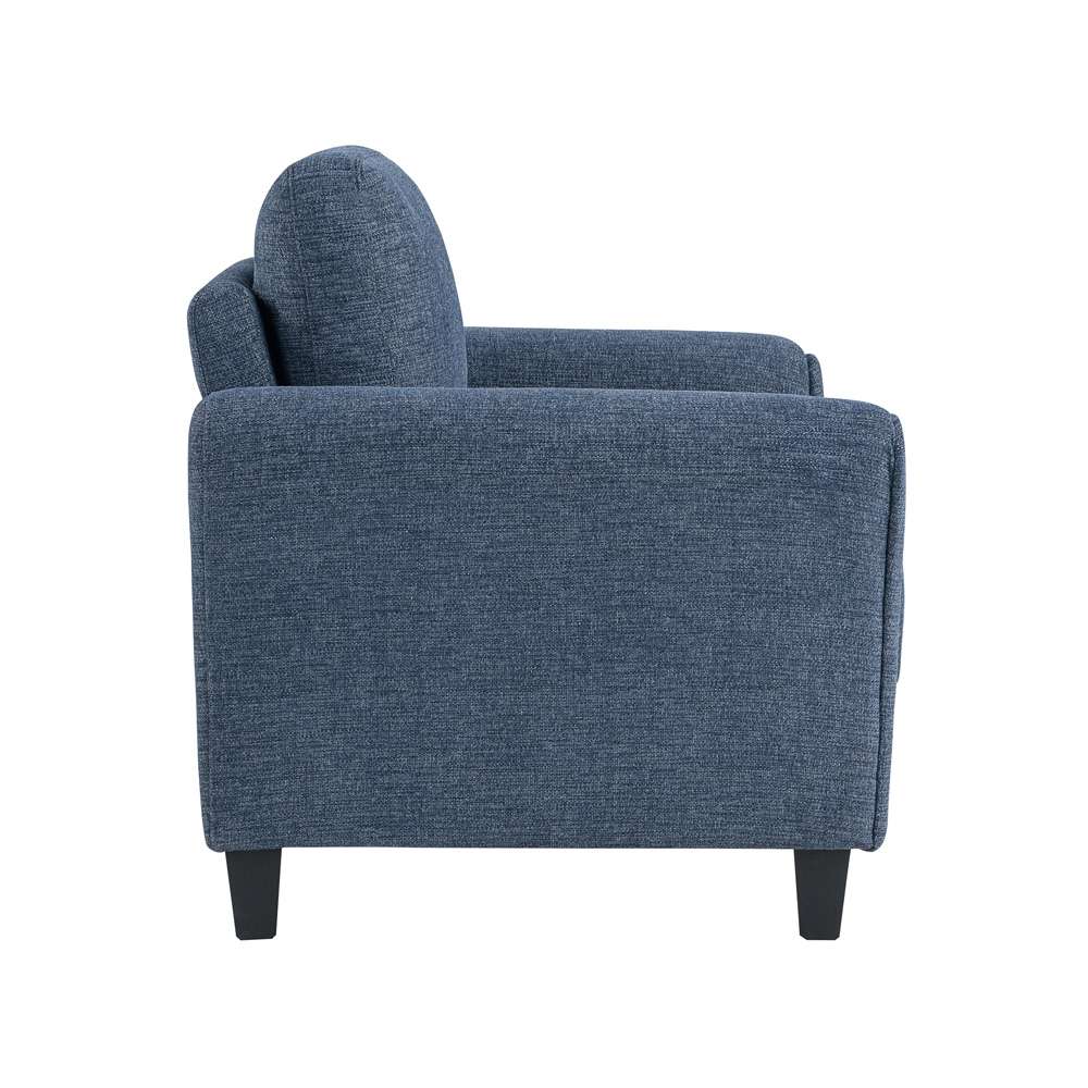 Lifestyle Solutions - Westley Chair with Rolled Arms, Blue - CCWENKS1BLURA veiw 3