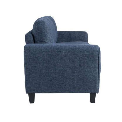 Lifestyle Solutions - Westley Sofa with Rolled Arms, Blue - CCWENKS3BLURA veiw 3