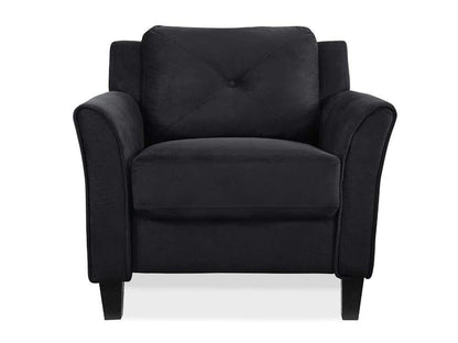 Lifestyle Solutions - Highland Chair with Curved Arms, Black  - CCHRFKS1M26BKVA veiw 2