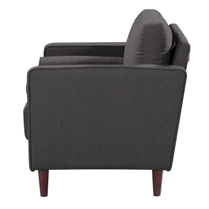 Lifestyle Solutions - Landon Chair, Heather Grey  - LKLGF2SP1GU3073 veiw 2