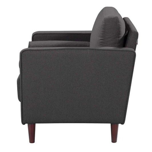 Lifestyle Solutions - Landon Chair, Heather Grey  - LKLGF2SP1GU3073 veiw 2