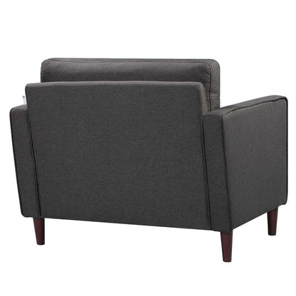 Lifestyle Solutions - Landon Chair, Heather Grey  - LKLGF2SP1GU3073 veiw 3