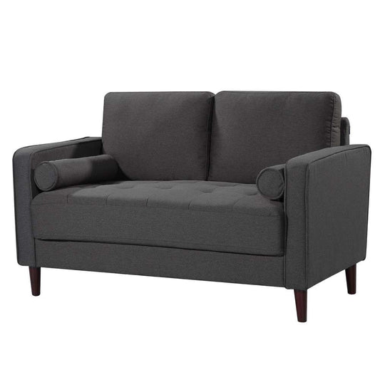 Lifestyle Solutions - Landon Loveseat, Heather Grey  - LKLGF2SP2GU3073 veiw 1