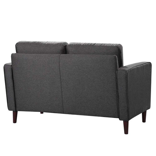 Lifestyle Solutions - Landon Loveseat, Heather Grey  - LKLGF2SP2GU3073 veiw 2