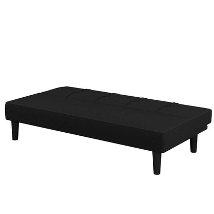 Lifestyle Solutions - Serta Orson Convertible Futon, Black - SCLRIS3LU2001 veiw 3