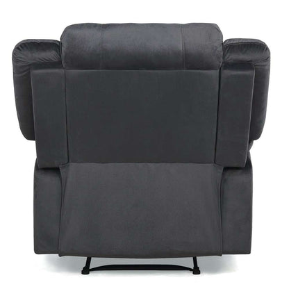 Relax A Lounger - Portland Manual Microfiber Recliner, Slate Grey by Lifestyle Solutions - RCPSDM2616 veiw 3