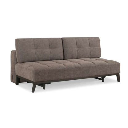 Lifestyle Solutions - Relax A Lounger Sheldon Convertible Futon, Brown - RA-STNS3EU5004 veiw 1