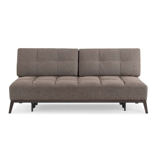 Lifestyle Solutions - Relax A Lounger Sheldon Convertible Futon, Brown - RA-STNS3EU5004 veiw 2