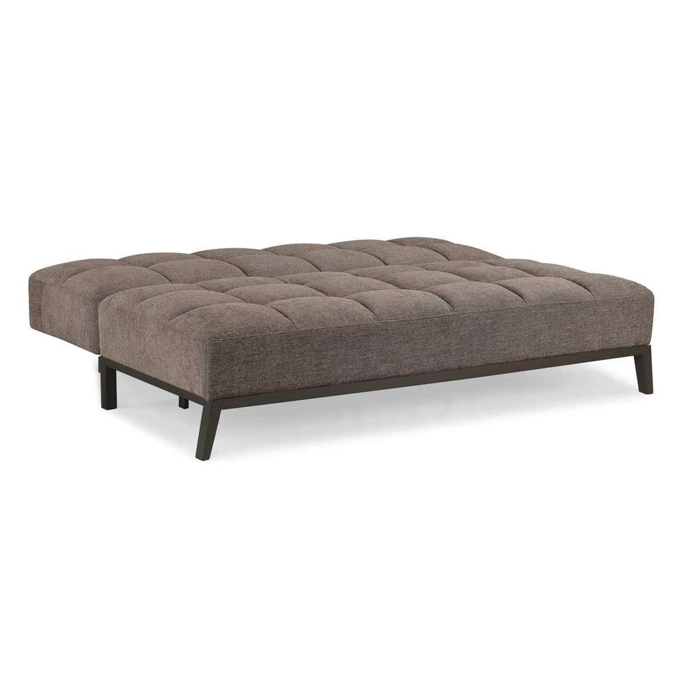 Lifestyle Solutions - Relax A Lounger Sheldon Convertible Futon, Brown - RA-STNS3EU5004 veiw 3