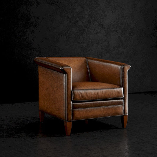 Lillian August - Ace Chair in Sauvage-Black-Tan-Black - LL3143C-Sauvage-Black-Tan-Black view 1